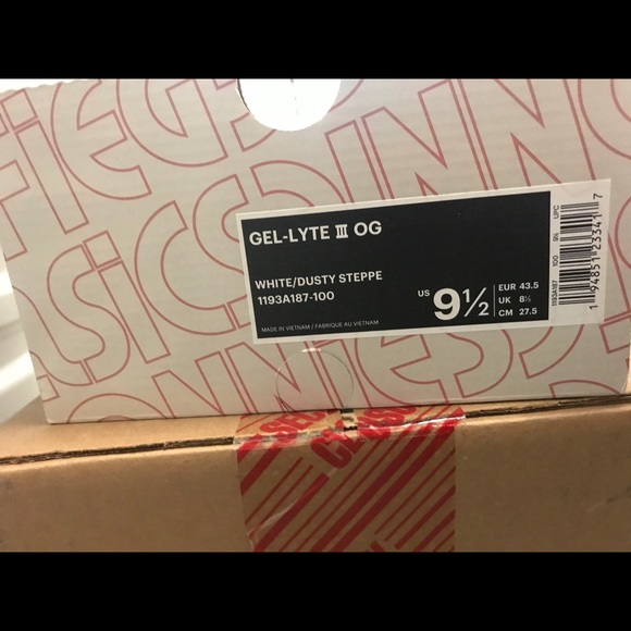 Brand New Ronnie Fieg Asics lll Tokyo Rose Sz 9.5